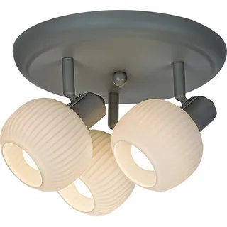 Rabalux 3968 Deckenstrahler 3 Spots Soraya, E14, grün-weiß, rund, Skandinavisch, ø300mm - Grün