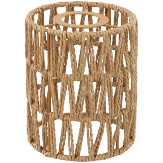 Rattan Lampenschirm, 1 Stück Boho Rattan Lampenschirm, Ø 12cm Pendelleuchtenschirm, Korblampen Hängend Korb, Laterne Ersatzschirm Zubehör für Tischlampe, Hängeleuchten, Deckenlampe