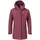 Damen Parka WMS atmungsaktiver wasserdichter Parka mit 2-Wege-Stretch leichte Outdoorjacke mit verstellbarer Kapuze acai 40