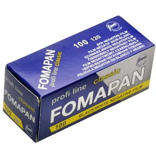 Foma Fomapan (100 Classic 120 ISO Schwarz - Weiß Negativ- Rollfilm/Mittelformatfilm,120)