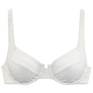 SUNSEEKER Bügel-Bikini-Top »Loretta« mit Strukturmuster, weiß,