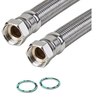 Edelstahl Panzerschlauch 1 1/4" Zoll DN32 300mm - 3000mm