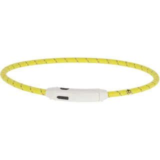 Kerbl Maxi Safe LED-Halsband, Nylon, Länge 65 cm, gelb