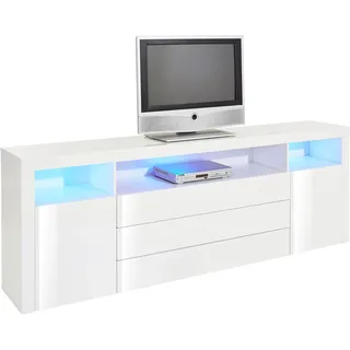 borchardt Möbel Sideboard Santa Fé 200 x 72 x 35 cm Weiß