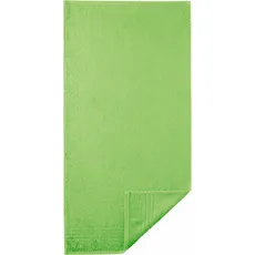 Egeria Handtücher »Madison«, (2 St.), Uni-Programm mit Streifenbordüre, reine Baumwolle, grün
