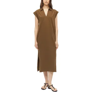 s.Oliver Midikleid Unifarben Braun 44