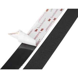 3M Hakenband 25mm x 45, 7m schwarz