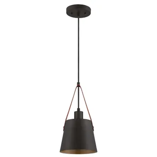 Einflammige Pendelleuchte Pasco Bronze - Bronze