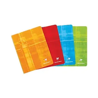 Clairefontaine A5+ Farbig sortiert Laminiert Pappe Cover Notizbuch Kariert 60 Blatt