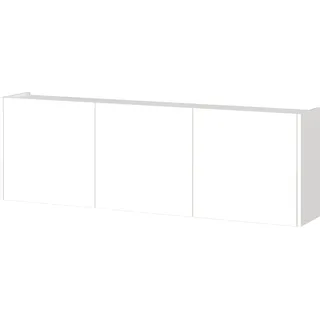 Germania Mehrzweckschrank 1019-84 GW-Piana, Weiß, mit Türdämpfung, 138 x 45 x 25 cm (BxHxT)