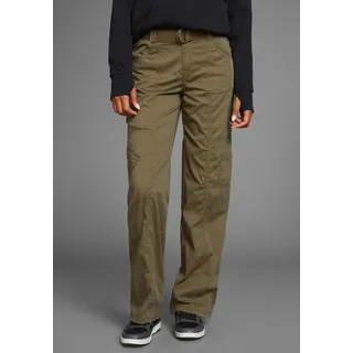 KangaROOS Cargohose mit besonderem Taschen-Design, dunkelgrün