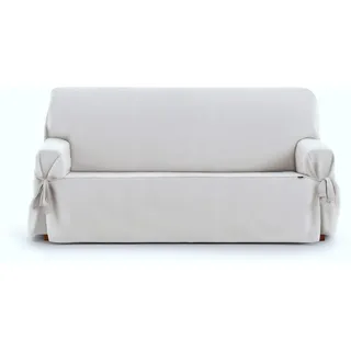 Eysa Levante Sofa überwurf, Baumwolle, Weiß, 3-Sitzer, 180cm-230cm