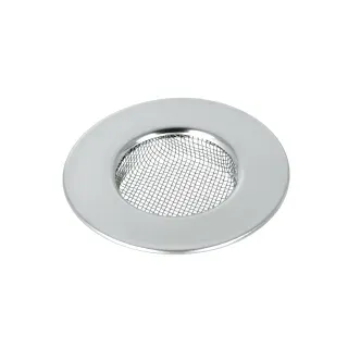 Metaltex Haarfangsieb, Praktisches Abflusssieb mit sehr feinem Siebgewebe, Material: Inox-Edelstahl, Ø 7,5 cm