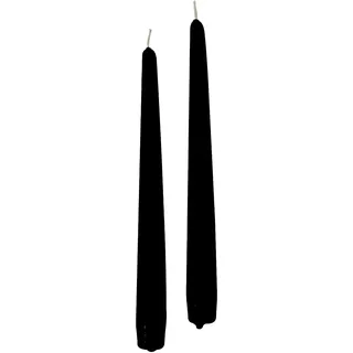 Cereria Di Giorgio risthò Stabkerze 2,2 x 25 cm schwarz 10 St.