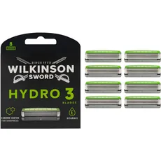 Bild SWORD Hydro 3 Rasierklingen für Männer | Feuchtigkeitsspendendes Gel | Packung mit 8 Rasierklingen