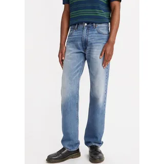 Levi's 5-Pocket-Jeans "555 RELAXED STRAIGHT", Herren, Gr. 31, Länge 32, blau (indigo champion), Denim/Jeans, Obermaterial: 100% Baumwolle, relaxed fit, Jeans 5-Pocket-Jeans