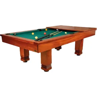 Billardtisch Kombinationstisch Esstisch Multifunktionstisch Ess- und Spieltisch - Braun