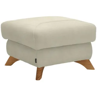Valnatura Hocker , Creme , Textil , Eiche , massiv , quadratisch , 65x47x65 cm , Stoffauswahl , Wohnzimmer, Sessel, Hocker & Hockerbänke, Sitzhocker