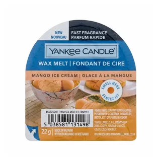 Yankee Candle Mango Ice Cream Duftwachs 22 g orange
