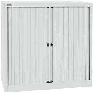 BISLEY EuroTambour Rollladenschrank 100 x 43 x 103 cm lichtgrau