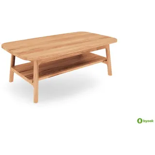 byoak Kaffetisch Paul Kernbuche , Holz , 60x42x100 cm , Wohnzimmer, Wohnzimmertische, Couchtische