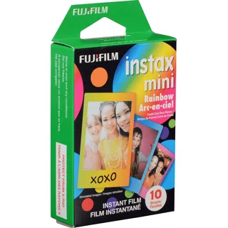 Fujifilm Instax Mini Sofortbildfilm Rainbow 20 Bilder