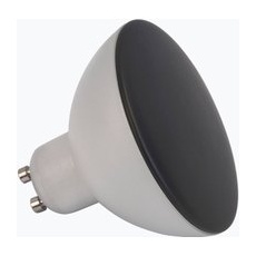 LED-Lampe GU10 4,9W CCT 2.700/4.000K Ø 7cm schwarz