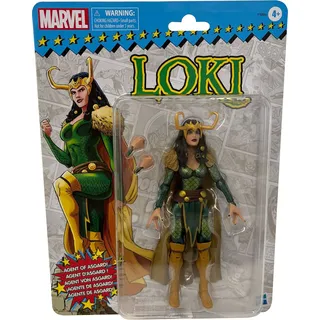 Marvel Retro-Edition Loki Agent von Asgard Sammelfigur, Kämpferin, Superheldin, Filmfigur, Fanartikel