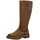 Langschaft-Stiefel Blockabsatz bequem CAMEL EU