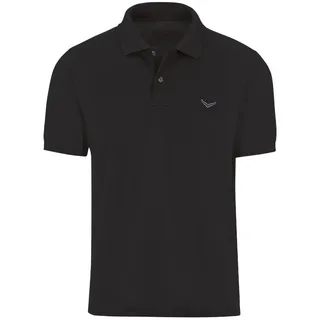 TRIGEMA Poloshirt schwarz 4XL