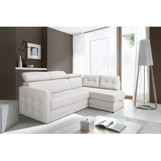 exxpo - sofa fashion »Arles, Federkern, OTTOs Choice, zeitlos, Breite 225cm, L-Form« wahlweise mit Bettfunktion und Bettkasten, inkl. Kopfteilverstellung,