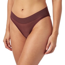 Triumph Damen Tempting Sheer Highleg Tai Briefs, Decadent Chocolate, S EU