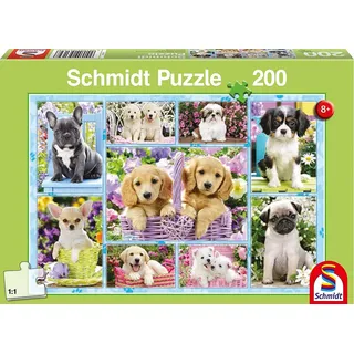 Schmidt Spiele Welpen, 200 Teile Kinderpuzzle