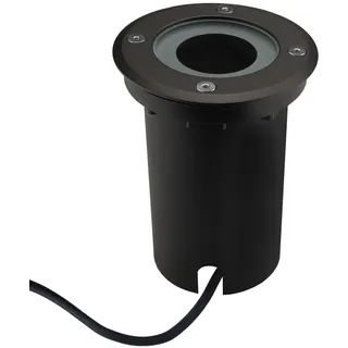 Ledvion Einbaustrahler, Runde LED Bodeneinbauleuchte, Edelstahl, IP67, 1m Kabel, GU10, LED Einbaustrahler Aussen, Terassenbeleuchtung, Bodeneinbaustrahler, Garteneinbauleuchte