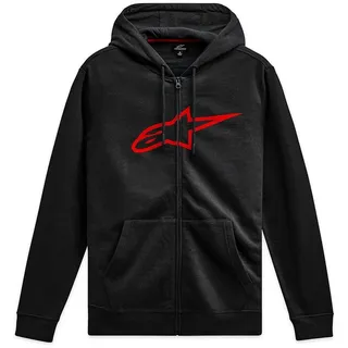 Alpinestars Herren Original Logo Kapuzenpullover, Schwarz/Rot, XXL EU