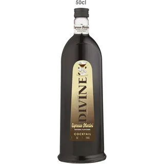 Pure Divine - Tasty Espresso Martini Likör, Aromatisierter Vodka-Cocktail - 15 Prozent Vol (1 x 0,50 l)