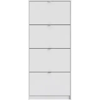 Home Affaire Schuhkipper 70 x 16 x 24,05 cm 4-türig weiß / weiß