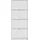 Schuhkipper 70 x 16 x 24,05 cm 4-türig weiß / weiß