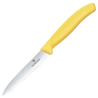 Victorinox Swiss Classic Gemüsemesser 10 cm Silber/Gelb