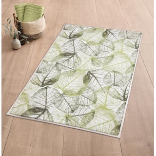 KLEINE WOLKE Badteppich Selva 70 x 120 cm Polyester Grün