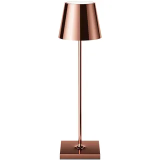 SIGOR Akku-Tischleuchte LED Nuindie USB-C 38cm kupferfarben 2,2W FlexMood 2200K/2700K IP54 168/197lm Ra85 - Kupfer