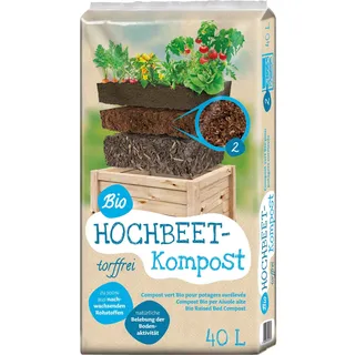 Floragard Hochbeetkompost Bio 40 l