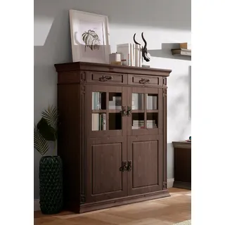 OTTO home Vitrine Vinales 112 x 39 x 130 cm Braun