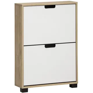 Schildmeyer Emmik 59,8 x 85,2 x 19,5 cm weiß Eiche Dekor / weiß matt