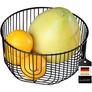 bremermann Obstkorb rund Schwarz 12,5 cm