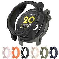 AWADUO Kompatibel mit Coros Pace 3 Schutzhülle, Smartwatch TPU Schutzhülle Shell Weiche und langlebige Uhrenzubehör (schwarz)