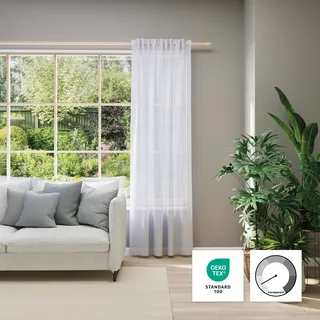 Neutex for you! EVA Multifunktionsband 350 x 145 cm Transparent/Weiß 1 Stk.