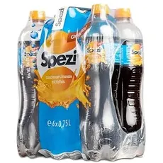 Spezi das Original 0,75l PET - Erfrischendes Cola-Orangenmix-Getränk (6 x 0,75l)