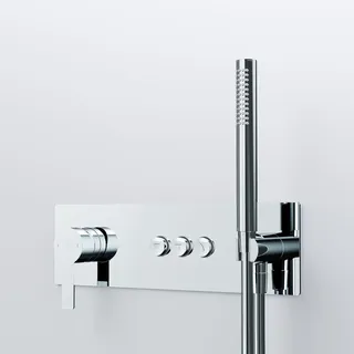 Steinberg Serie 390 Dusch-/Wannenarmatur, Einhebelmischer 3/4'', Stabhandbrause, 3 Verbraucher, 39022322