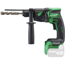 HiKOKI Akku Bohrhammer DH18DPB (18V, mit Brushless Motor, RFC Funktion, Auto-Stopp-Funktion, 2 Betriebsarten, ohne Akku, Ladegerät und Transportkoffer)